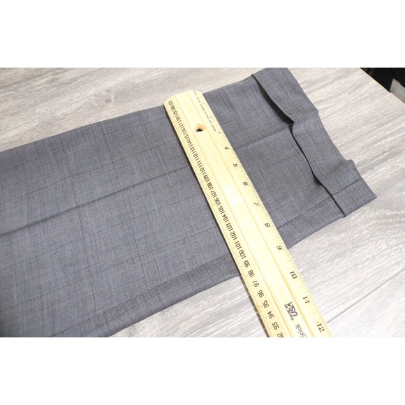 54L Hart Schaffner Marx Gray Wool 2-Piece Suit Trousers Jacket Pants 39 - Picture 15 of 15